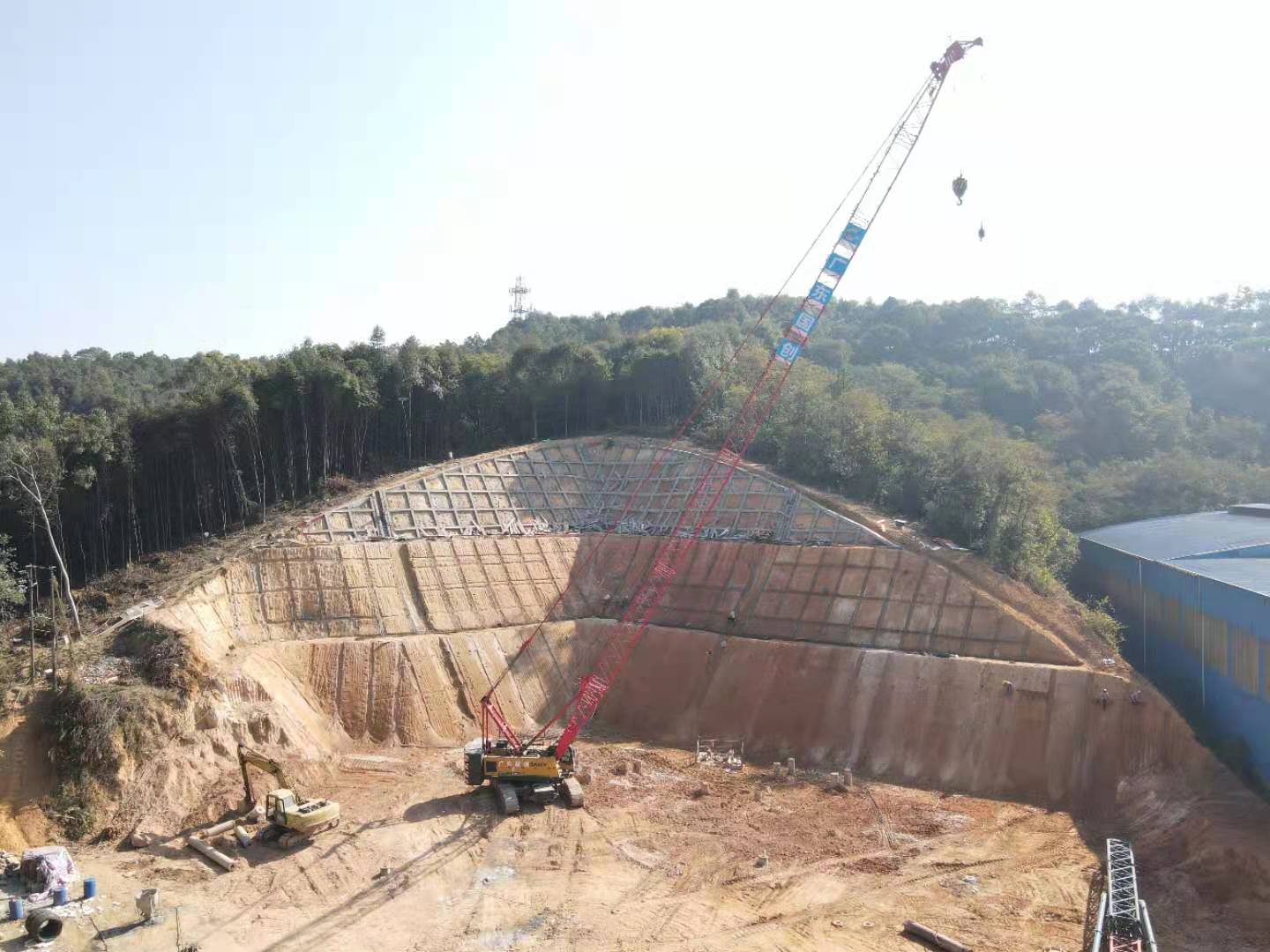 廣州市增城區(qū)中新鎮(zhèn)頤康中心山體治理工程
